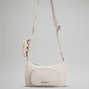Lululemon Crossbody with Nano Pouch, White Opal